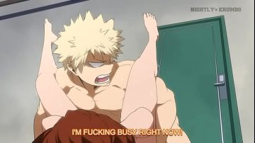 Bakugo surpris quand baise durement Uraraka Il baise la mere et surpris par safemme